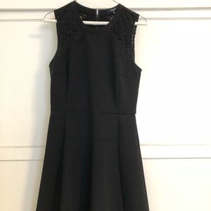 Madewell Black Dress with Lace